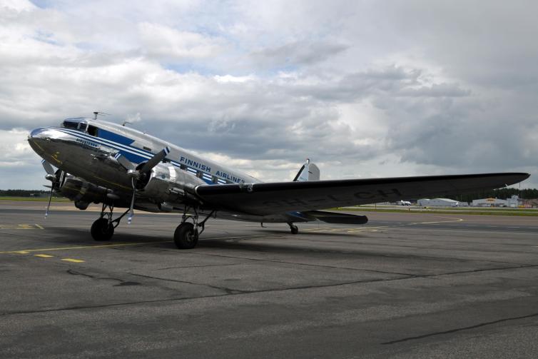 DC-3 lentokone.