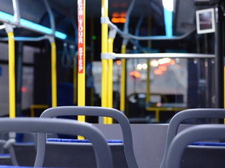 Empty bus inside