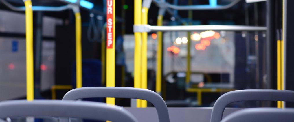 Empty bus inside