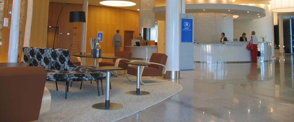 Hilton Helsinki Airport reception