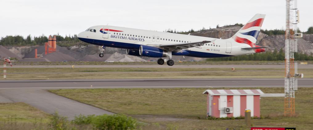 British Airways at Helsinki Airport