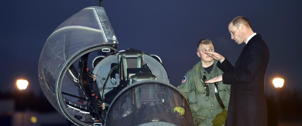 Prince William at Helsinki Airport