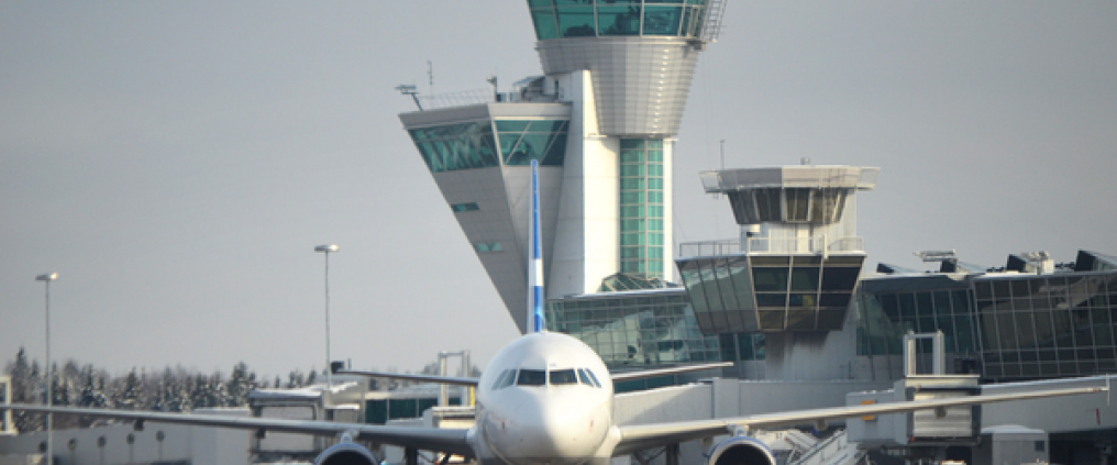 Aircraft at Helsinki Airport apron